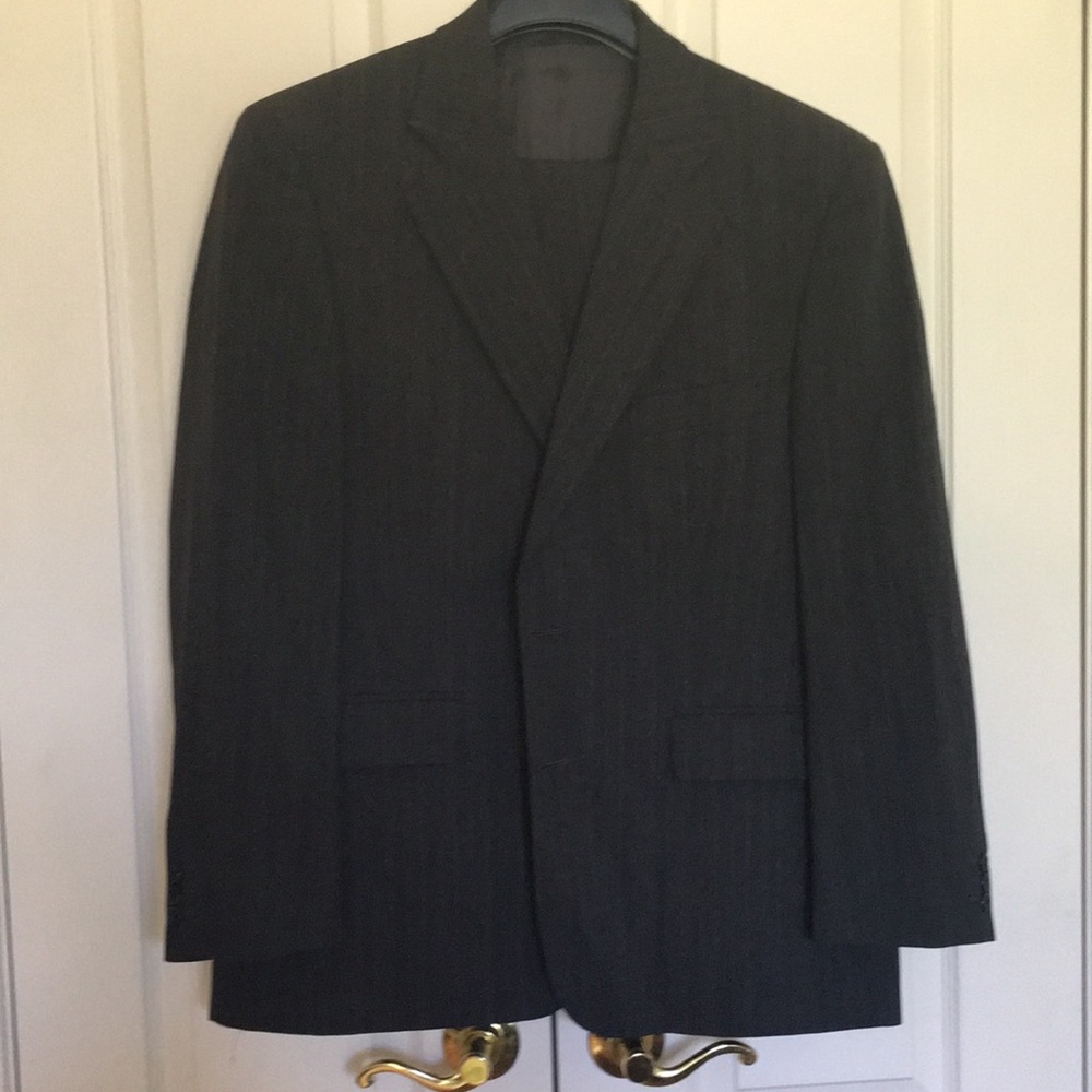 Alexandre classic pinstripe gray suit